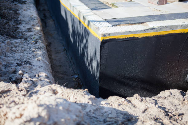 Professional Vapor Barrier Installation technician working in Lavallette, NJ